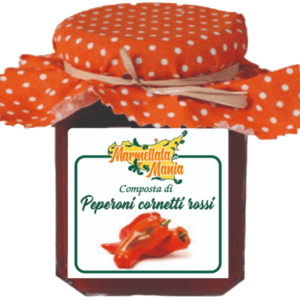 Composta di Peperoni Cornetti Rossi Siciliani